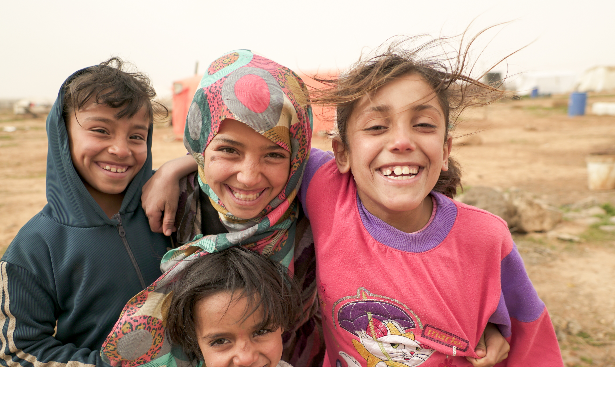 Visual example of ongoing charity and Waqf projects