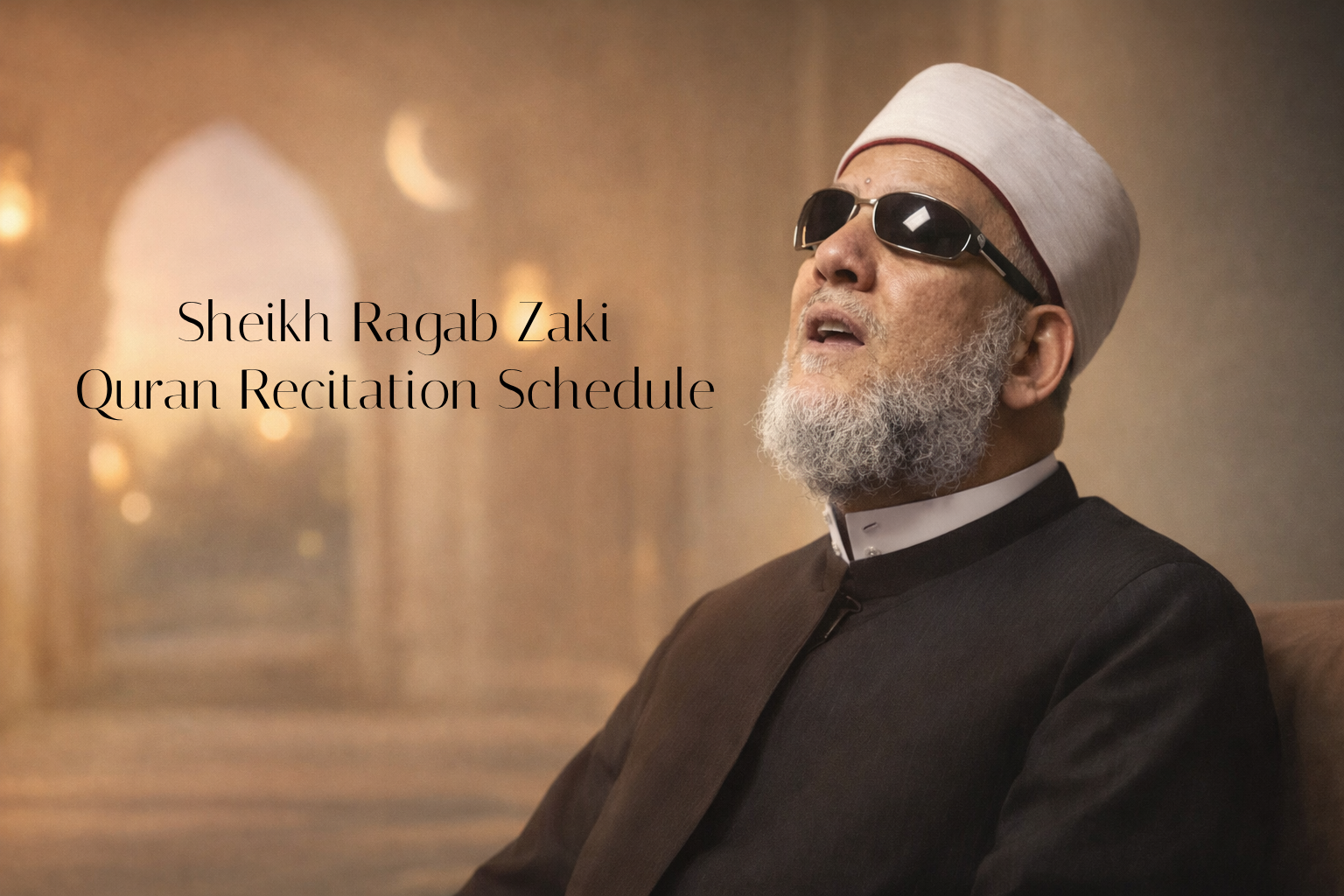 Sheikh Ragab Zaki — Quran Recitation Schedule (UK)